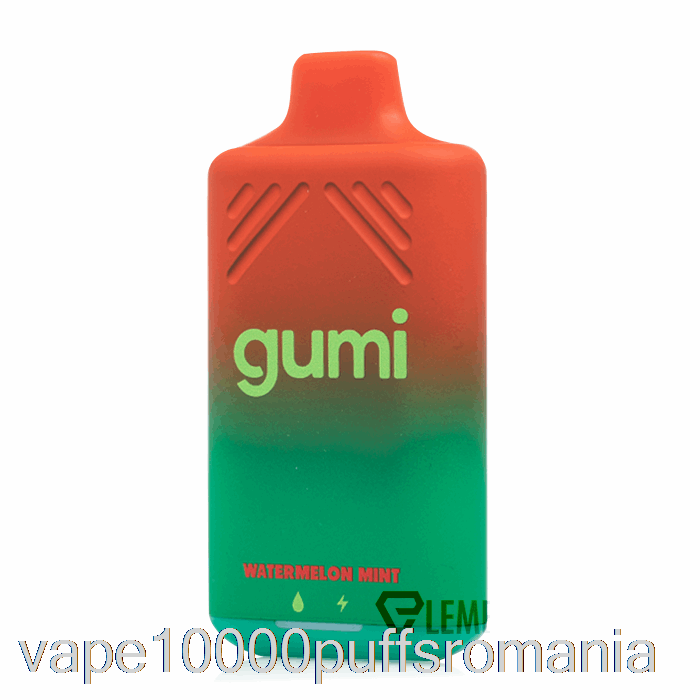 Vape Romania Gumi Bar 8000 De Unica Folosinta Pepene Verde Menta